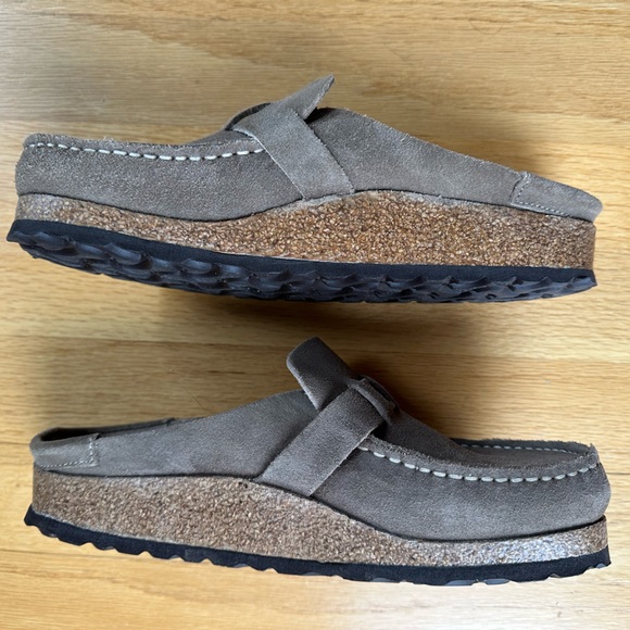 Birkenstock Buckley Suede Leather Taupe 37 - Picture 5 of 7
